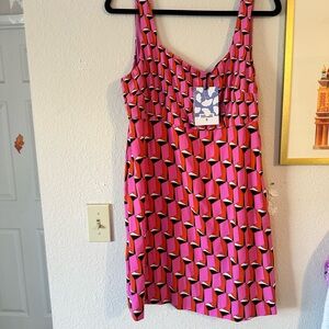 Diane Von Furstenberg for Target Pink Mini Dress NWT 12